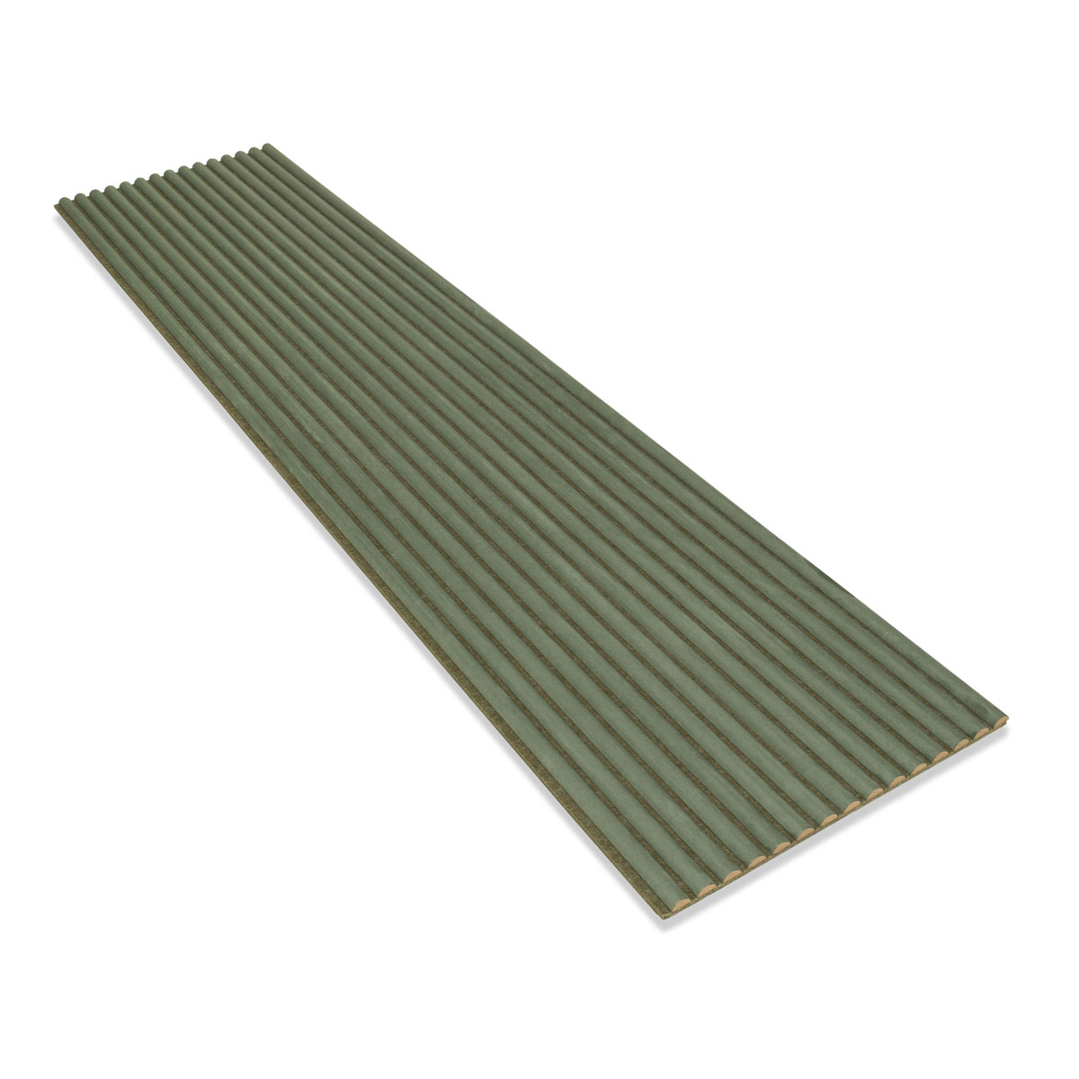 Akudeco® Suède wandpanelen - Forest green - 270 x 60cm - Afbeelding 3