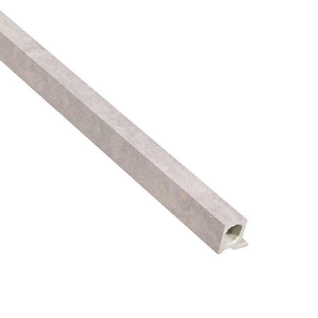 Akudeco® Eindlat Composiet wandpanelen (WPC) - Cloud Stone Rounded - 270 x 2.8cm