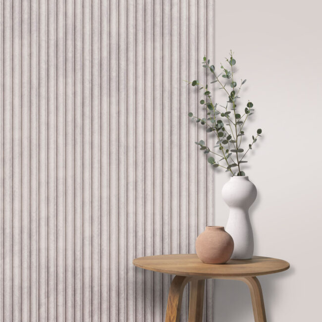 Kunststof WPC wandpaneel - Cloud Stone Rounded - 270 x 15 cm