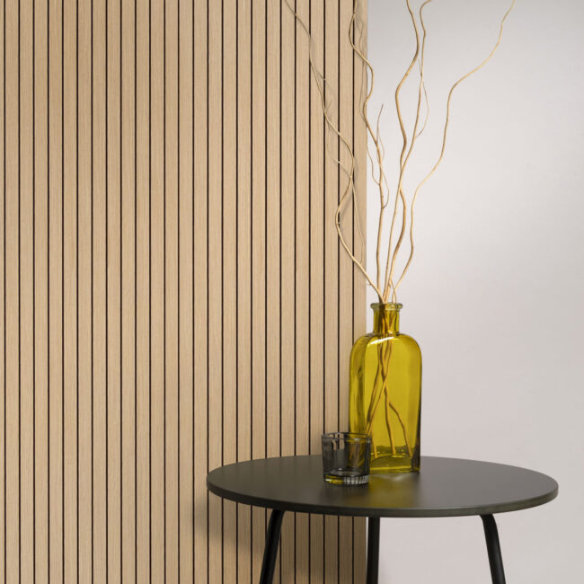 Akudeco® Lattenwand flexibel - Klassiek Eiken - 270 x 30cm