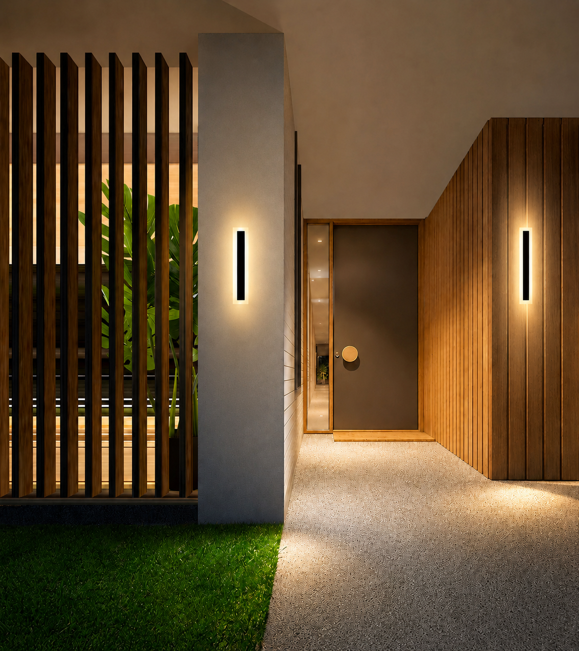 Akudeco buiten wandlamp led 60 cm – 18w – zwart – ip65 waterdicht – 3000k – moderne gevelverlichting - Afbeelding 7