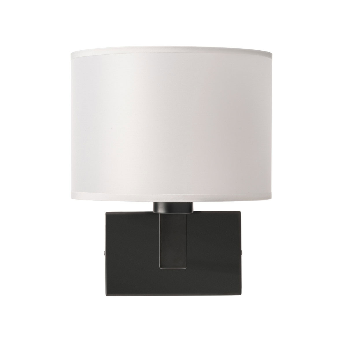 Akudeco® Wandlamp met ronde stoffen Kap – E27 Fitting – Zwart – Modern design voor slaapkamer en woonkamer - Afbeelding 5