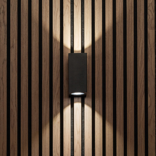 Akudeco® Wandlamp met rechthoekige stoffen Kap – E27 Fitting – Zwart – Modern design voor slaapkamer en woonkamer