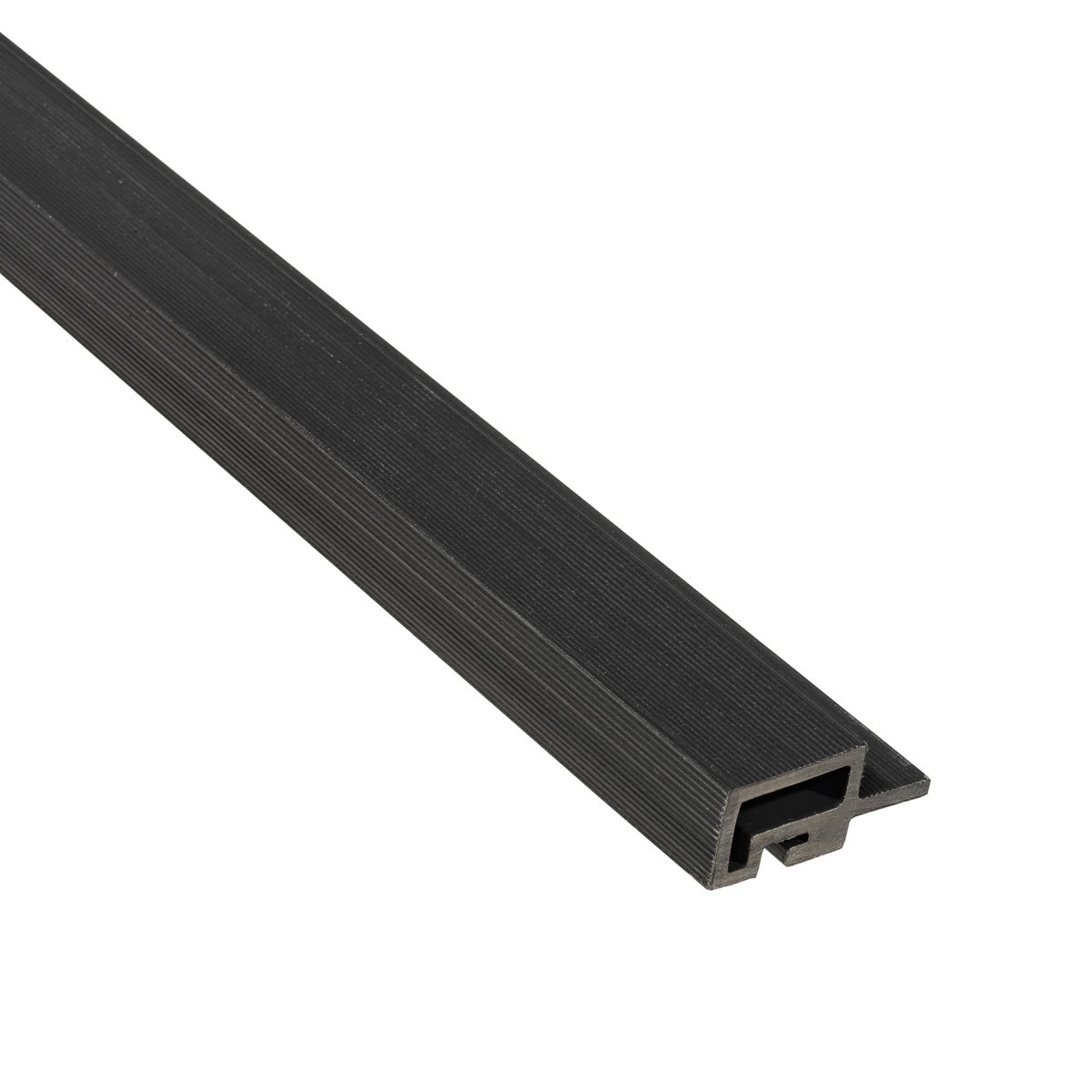 Akudeco® Buiten wandpanelen - 2-in-1 hoek- en eindprofiel - Houtskool - 290 cm