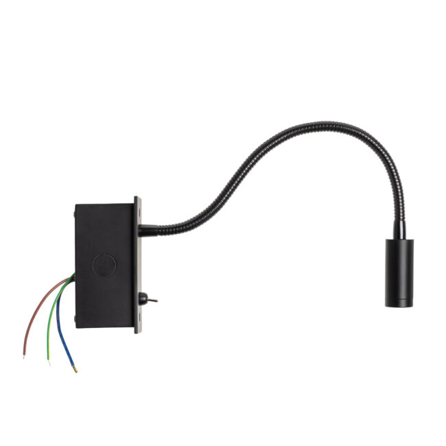 Alternative view of Akudeco® Wandlamp – Leeslamp rechthoek – Zwart