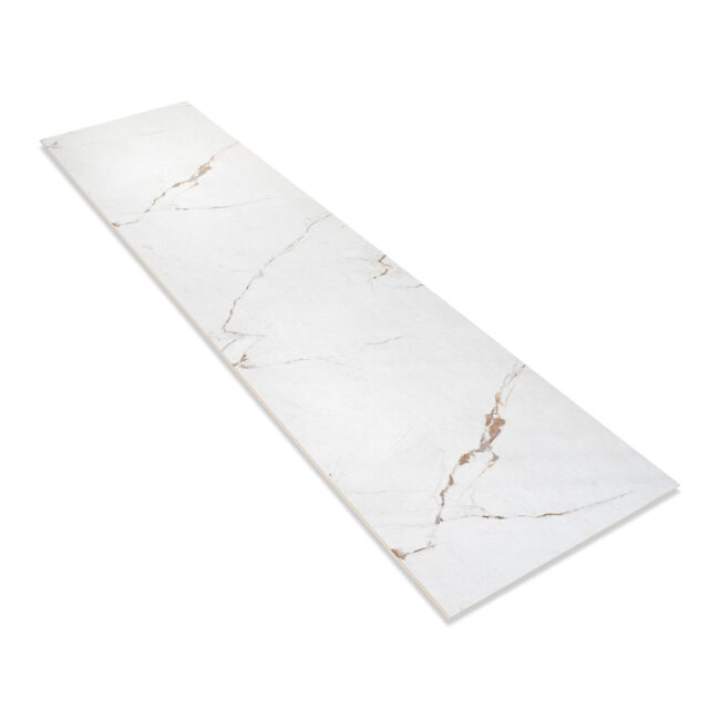 Alternative view of Akudeco Klik SPC wandpaneel - Golden Vein Marble - 270 x 60 cm